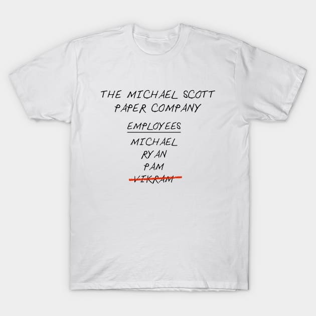 The Michael Scott Paper Company T-Shirt by VideoNasties